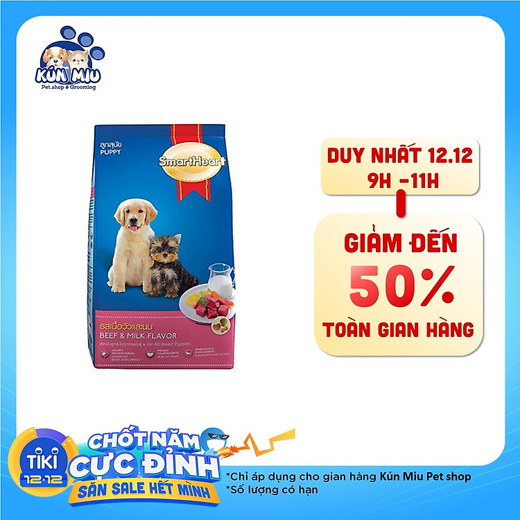 Thức Ăn Cho Chó Con Smartheart Puppy 400gr