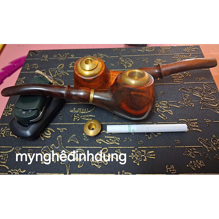 Tẩu Hút Thuốc Bằng Gỗ Trắc Sang Trọng