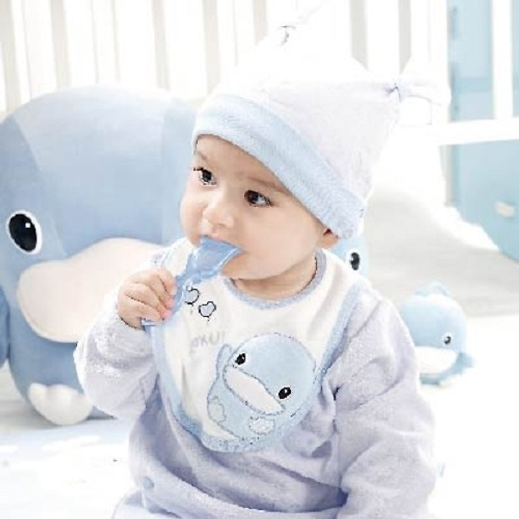 Bàn chải silicone bảo vệ nướu cho bé Chính hãng Ưu đãi - Hình ảnh 3