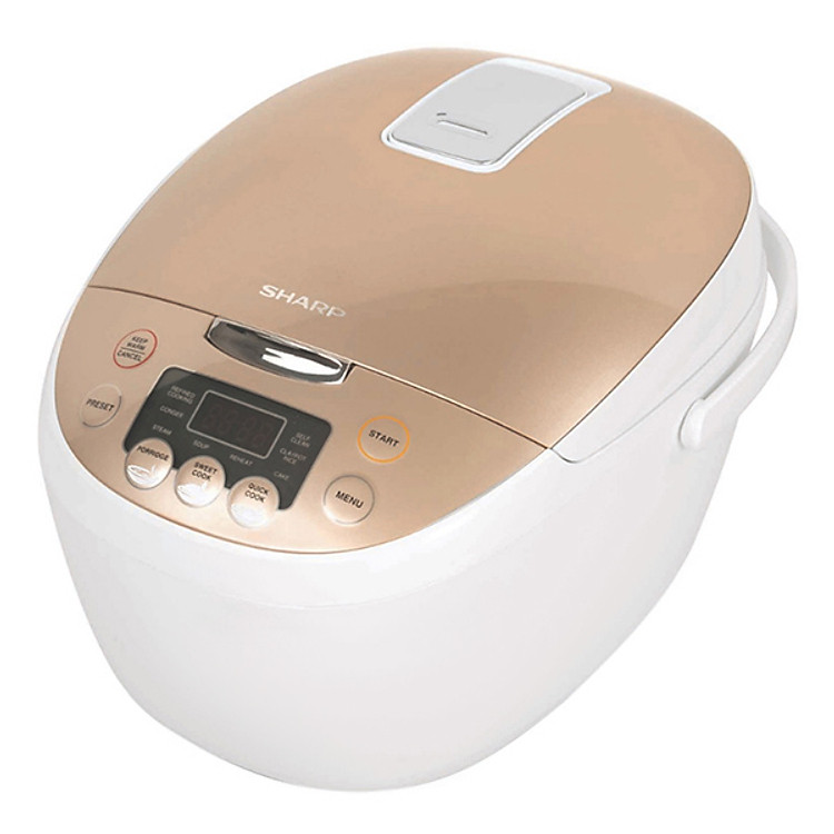 Nồi Cơm Điện Tử Sharp KS-COM181CV-GL (1.8L) - HÀNG CHÍNH HÃNG