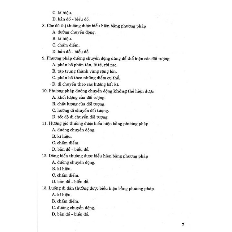 Trắc Nghiệm Địa Lí Lớp 10 (Dùng Chung Cho Các Bộ SGK Theo Chương Trình GDPT Mới) - Ảnh 4