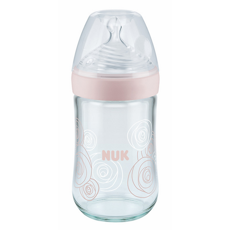 Mua Bình Sữa Thủy Tinh 240ml Nuk Nature Uy tín Ưu đãi - Hình ảnh 2