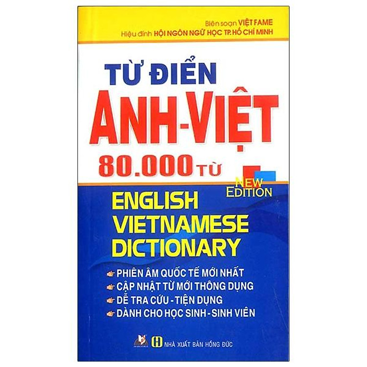 Từ Điển Anh – Việt 80.000 Từ (Tái Bản)
