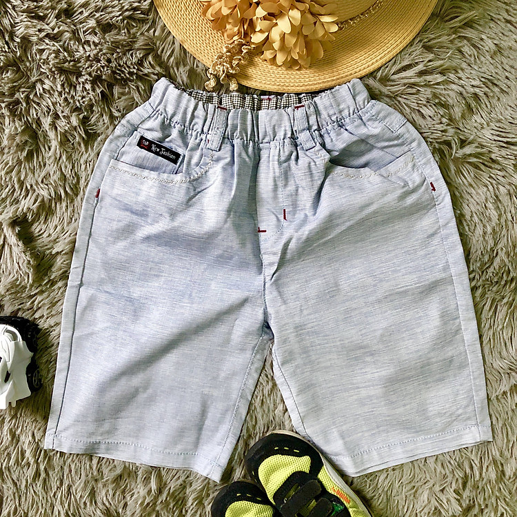 Quần kaki vải linen cho bé trai từ 25-40 ký