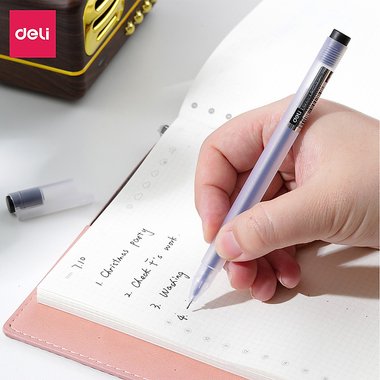 Bút Mực Gel 0.5mm Deli (Nhiều màu) - Ảnh 7