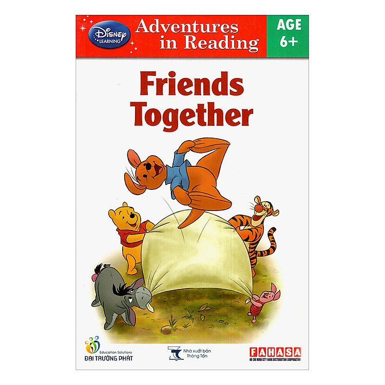 Sách Disney learning Adventures in Reading: Friends Together (Age 6+)
