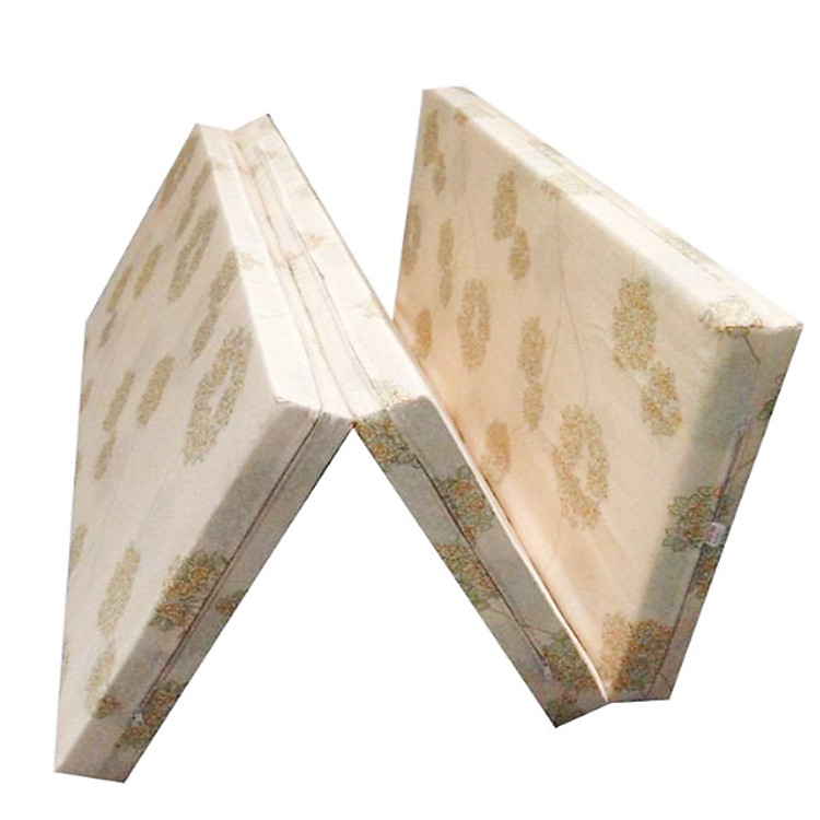Nệm Gấp 3 Bông Ép (1m8x1m95x9cm) Giao Màu Ngẫu Nhiên