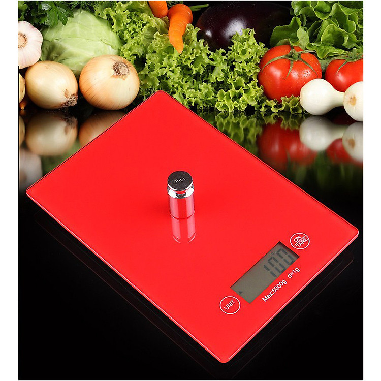 Cân tiểu ly điện tử 5kg mặt kính phím cảm ứng - KEA
