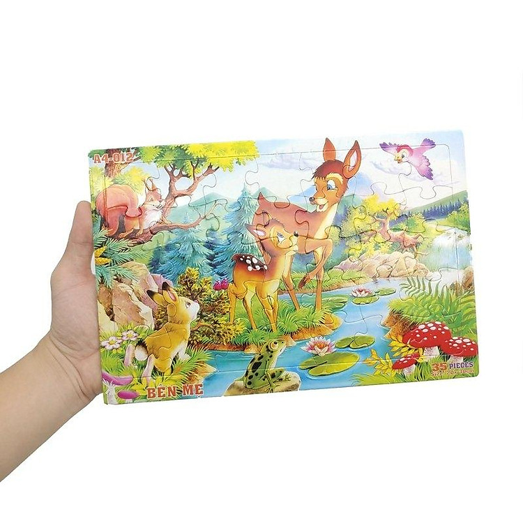 Mua Bộ Xếp Hình A4 Puzzle Minh Châu Chính hãng Ưu đãi - Hình ảnh 4