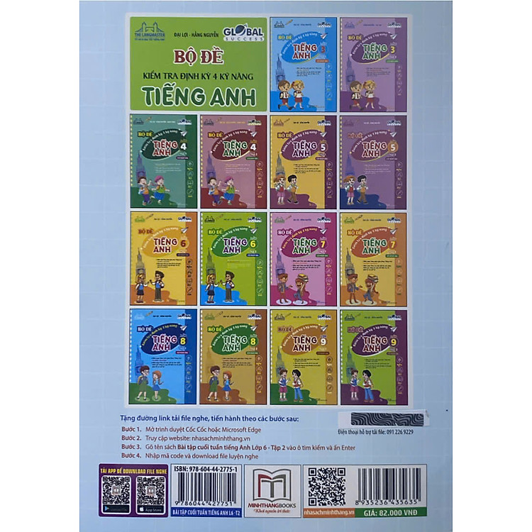 GLOBAL SUCCESS - Bài Tập Cuối Tuần Tiếng Anh Lớp 6 Tập 2 (Có đáp án) - Ảnh 2