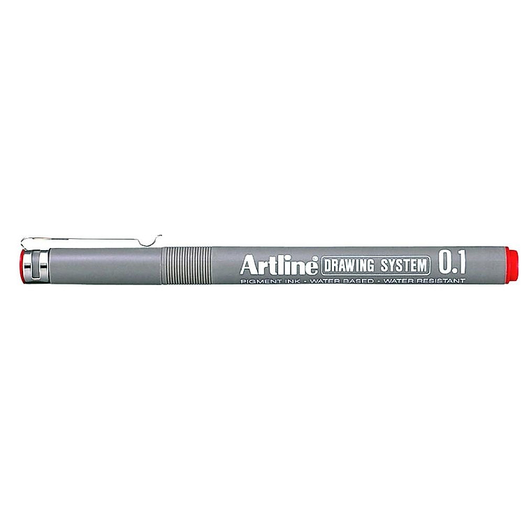Bút Vẽ Kỹ Thuật Artline EK-231-RD (0.1 mm) - Màu Đỏ - Ảnh 2