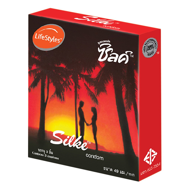Hộp 3 Cái Bao Cao Su Lifestyles Silke