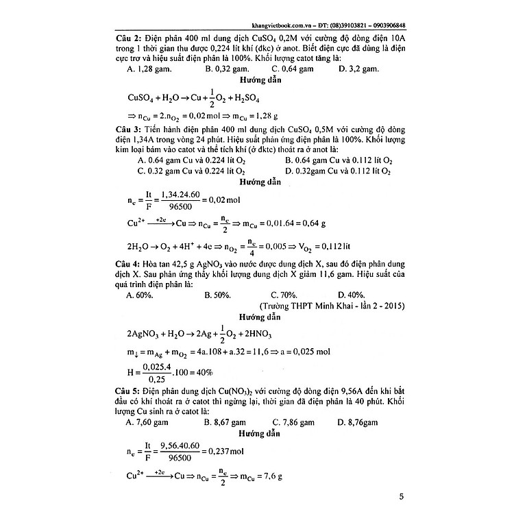 Tuyệt Đỉnh Công Phá Đề Thi THPT Quốc Gia Hóa Học Chuyên Đề Bài Tập Vô Cơ - Ảnh 3