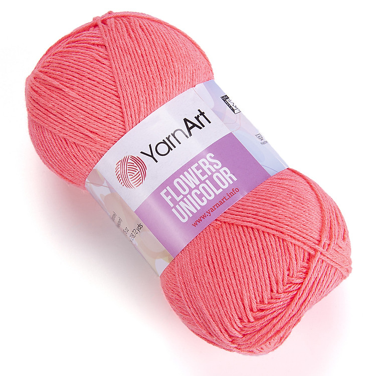 Sợi cotton Flowers Unicolor - Nhập khẩu chính hãng từ YarnArt - 50gram dài 200m
