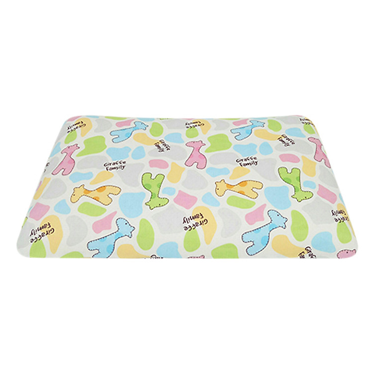 Vỏ Gối Trẻ Em Qsupport Q0141EBH1 Họa Tiết Hươu Cao Cổ (50 x 30 cm)