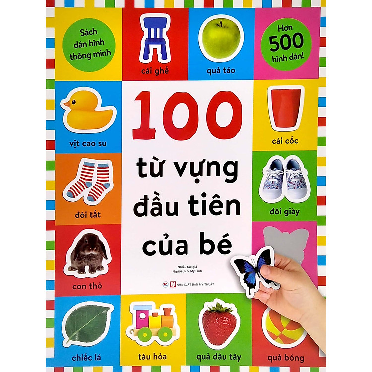Sách Dán Hình Thông Minh - 100 Từ Vựng Đầu Tiên Của Bé - Ảnh 5