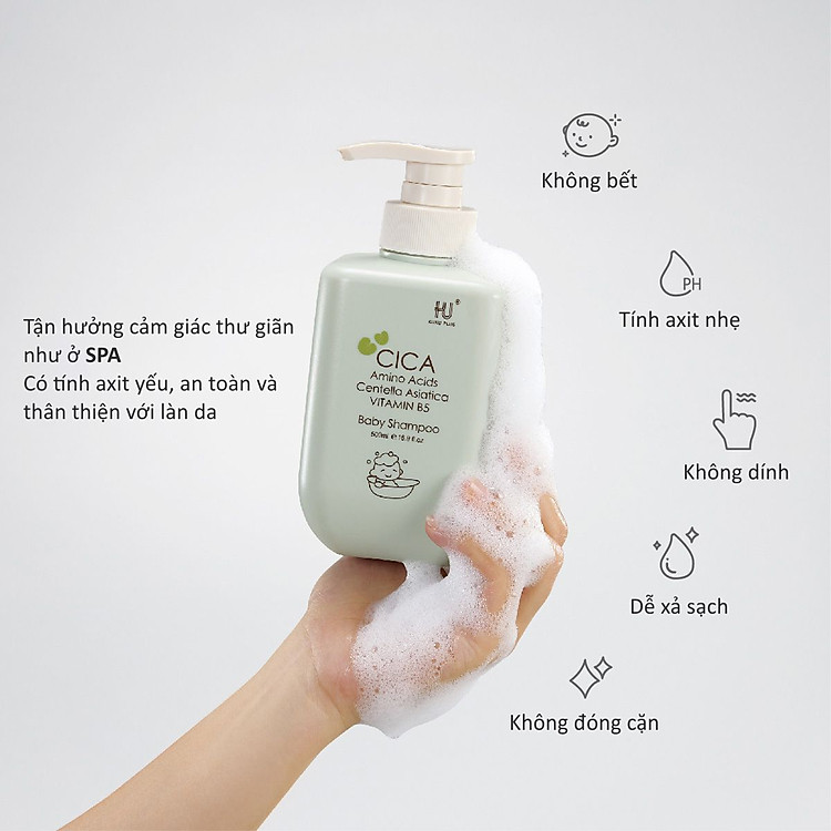 Dầu Gội Dịu Nhẹ Cho Bé 500ML Chính hãng Giá rẻ - Hình ảnh 3