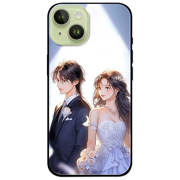 Ốp lưng cho iPhone 14 - iPhone 14 Plus - iPhone 14 Pro - iPhone 14 Pro Max - Cặp Đôi Cưới Nhau - Hàng Chính Hãng