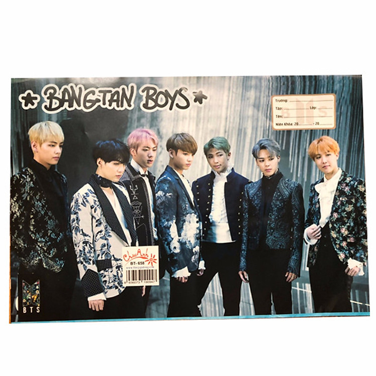 Set 10 tấm bọc vở bts (2 mẫu)