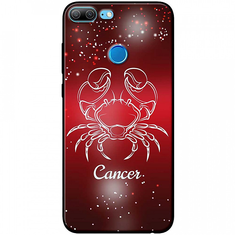 Ốp lưng dành cho Honor 9 Lite mẫu Cung hoàng đạo Cancer (đỏ)