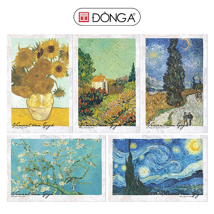 Postcard Danh Họa - Vincent Van Gogh (Tùy chọn) - Ảnh 2