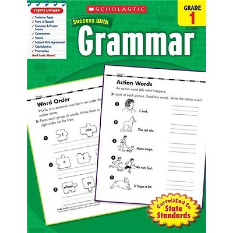 Scholastic Success with Grammar: Grade 1