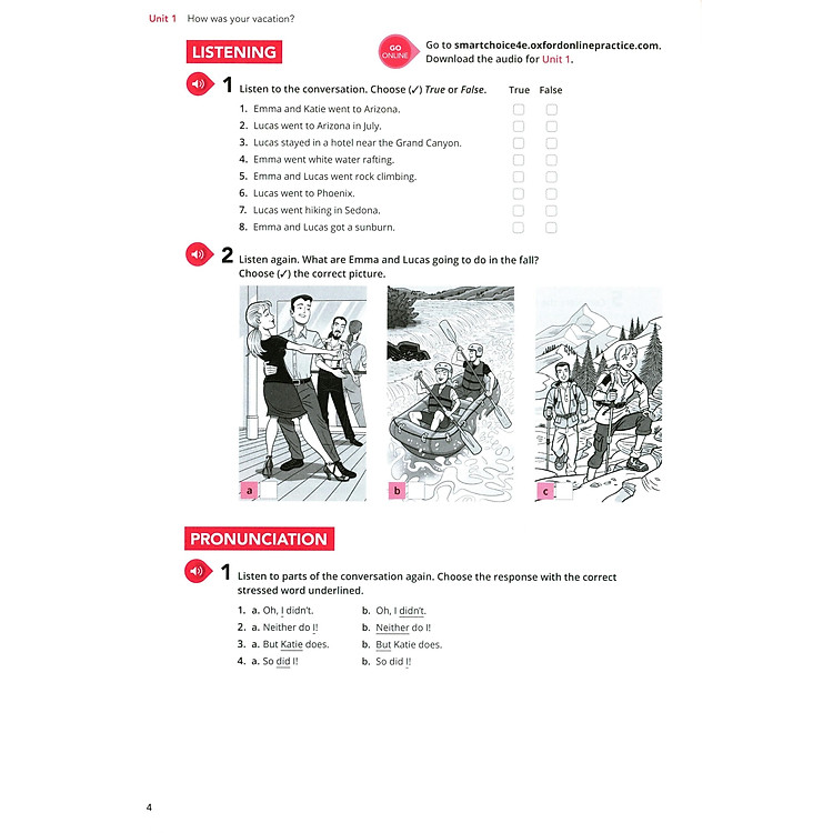 Smart Choice Level 2: Workbook 4th Edition - Ảnh 4