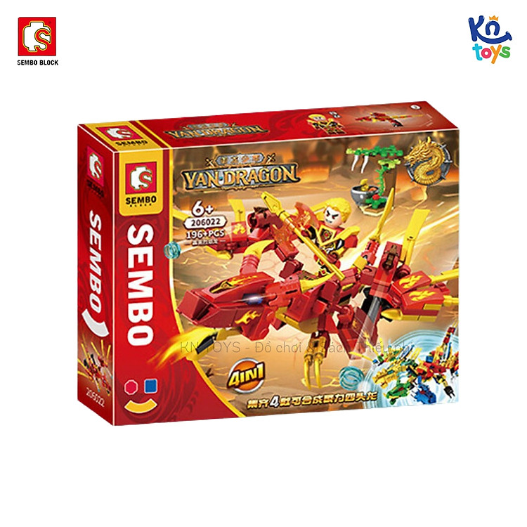 Mua Đồ Chơi Lắp Ráp SEMBO BLOCK – Kỵ Sĩ Rồng Chính hãng Giá tốt