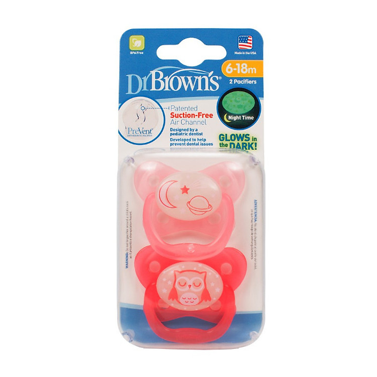 Tham Khảo tại ConCung: Set 2 ty ngậm dạ quang Dr.Brown's , nhận ngay nhiều Ưu đãi
