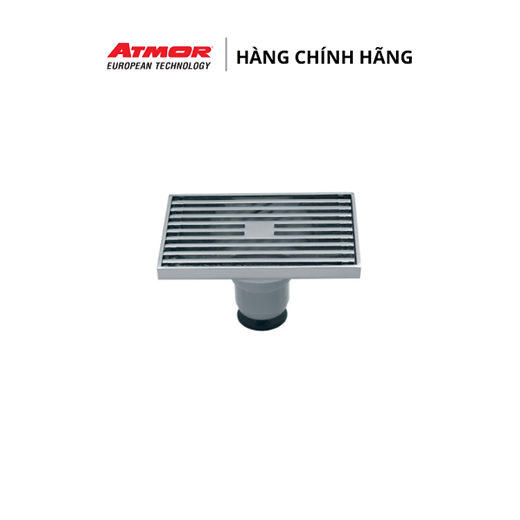 Phễu Thoát Sàn Nhà Tắm Inox Cao Cấp Chống Hôi Và Côn Trùng ATMOR – 8109 (HÀNG CHÍNH HÃNG)