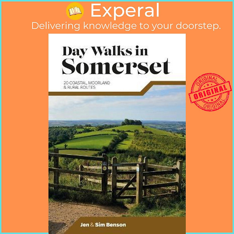 Sách - Day Walks in Somerset : 20 coastal, moorland and rural routes by Jen Benson (UK edition, paperback)