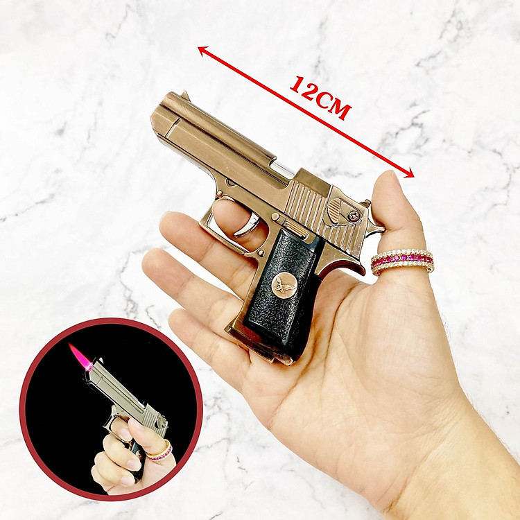 Hột quẹt bật lửa khè hình súng k54 mini (size: 12cm) - (xài gas)