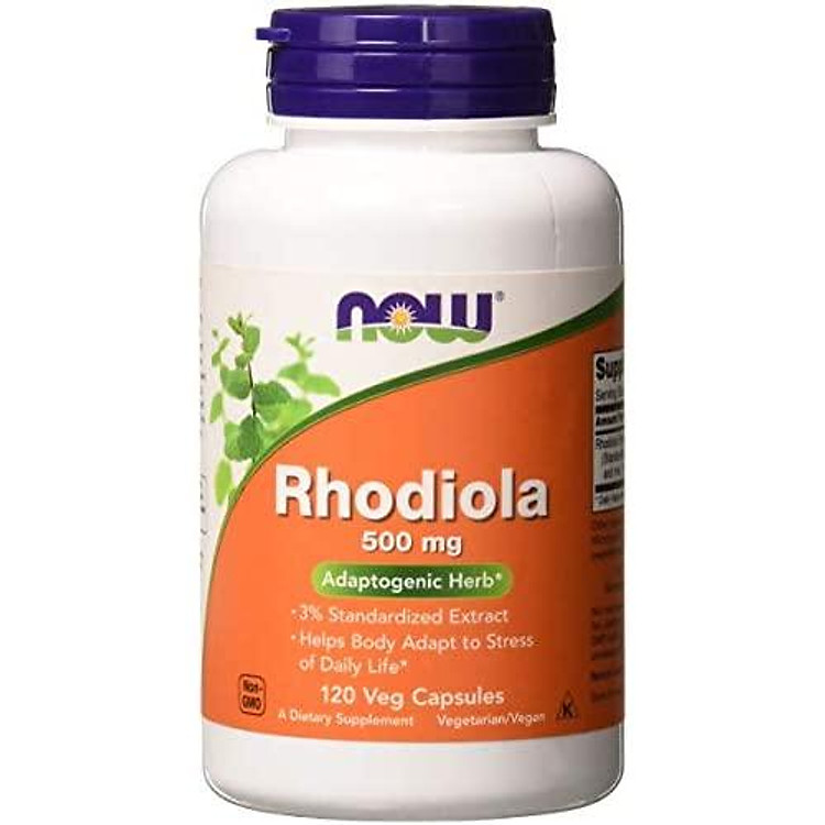 Now Rhodiola Rhodiola Rosea 500mg, 120 Count