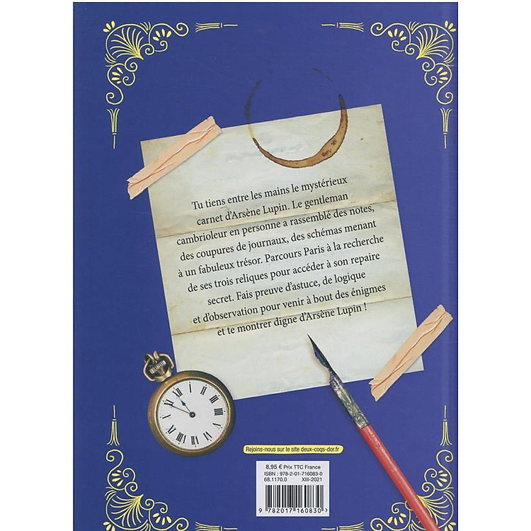 Trò chơi Câu đố tiếng Pháp: Sur Les Traces D'Arsene Lupin - Ảnh 2