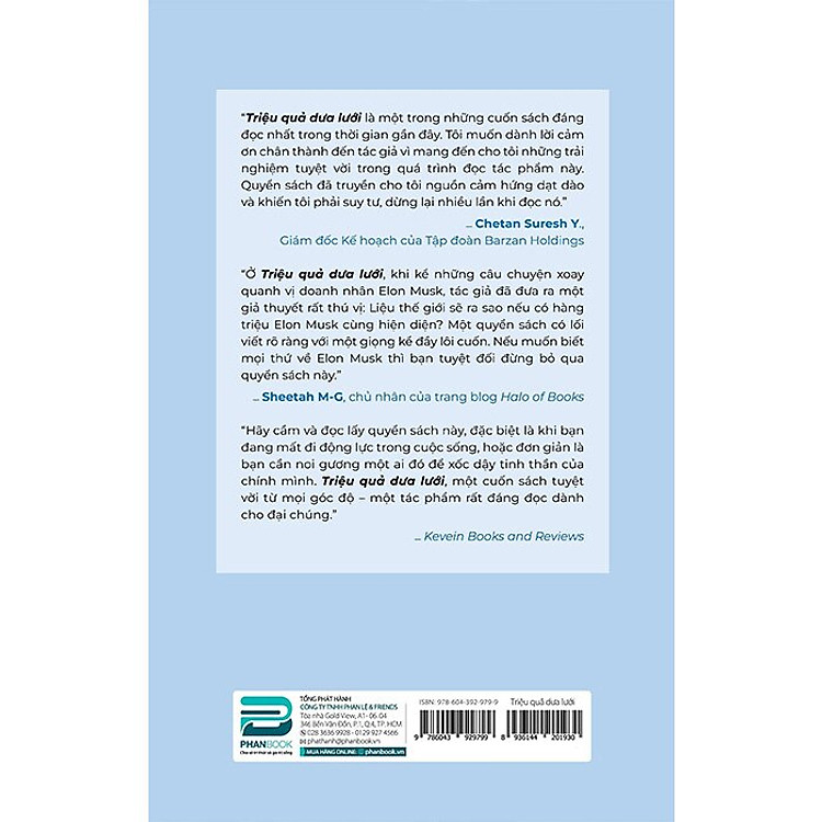 Triệu Quả Dưa Lưới: Nghĩ như Elon Musk, làm như Elon Musk – Công thức thành công dành cho giới kinh doanh - Ảnh 2