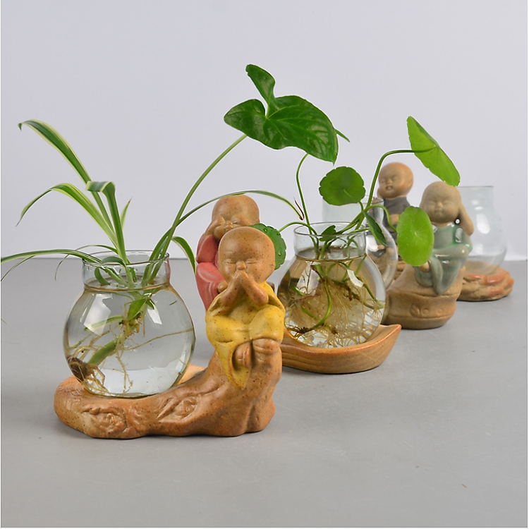 Bộ 4 Tượng Chú Tiểu 4 Không