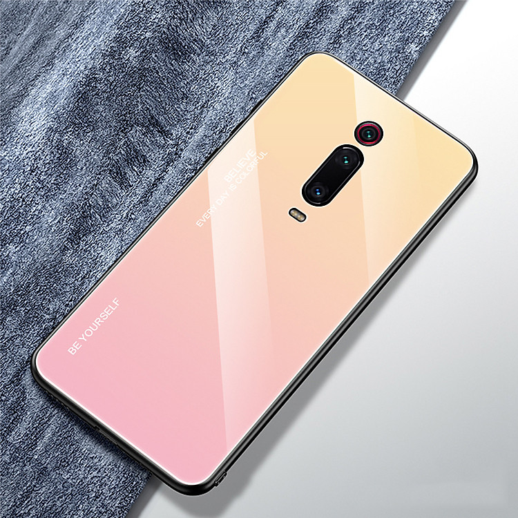 Ốp Lưng Mặt Kính Gradient Cho Xiaomi Mi 9T / Redmi K20
