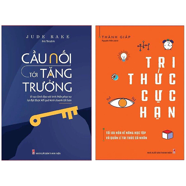 Combo 2 Cuốn Sách Giúp Bạn Phát Triển Tư Duy :Cầu Nối Tới Tăng Trưởng + Tri Thức Cực Hạn - Tối Ưu Hóa Kĩ Năng Học Tập Và Quản Lí Tri Thức Cá Nhân