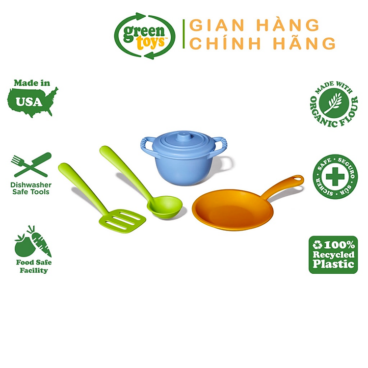 Mua tại MyKingdom: Bộ Đồ Chơi Đầu Bếp Green Toys - Ngập tràn khuyến mãi