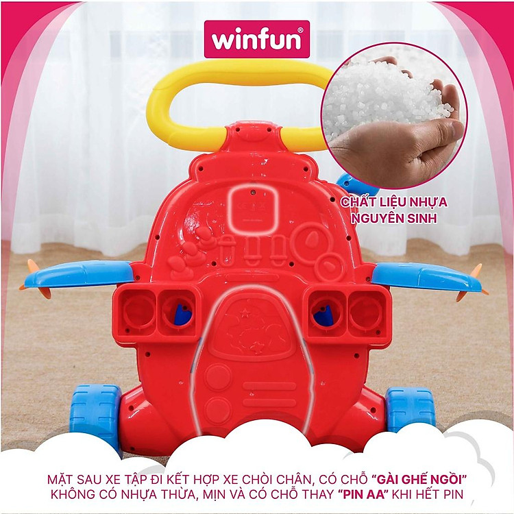 Xe tập đi cho bé Winfun 0875 Chính hãng Tiết kiệm - Hình ảnh 4
