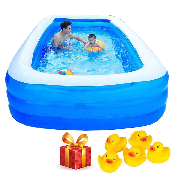Bể bơi phao cỡ 2m90 tặng Đàn vịt 5 con