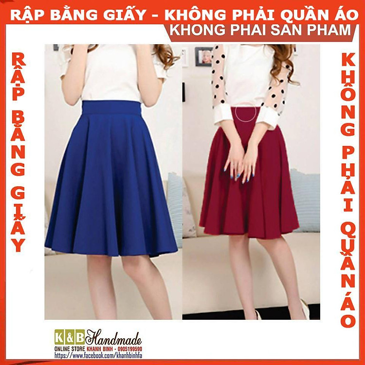 Rập giấy A0 mã 69 (BẢN VẼ) chân váy 360 - XL - Ảnh 2