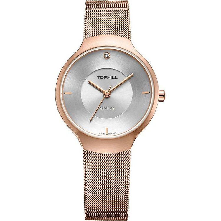 Đông hồ nữ dây lưới chính hãng Thụy Sĩ TOPHILL TS002L.S3282
