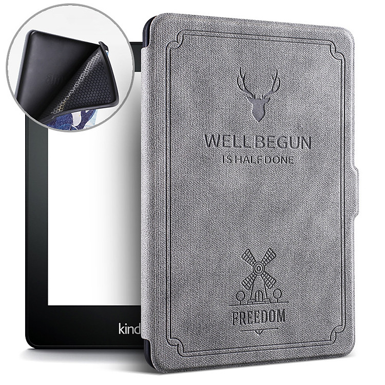 Bao Da Case Cover Dành Cho Máy Đọc Sách All New Kindle 2019 (Gen 10) Hàng Chính Hãng Helios HL-101
