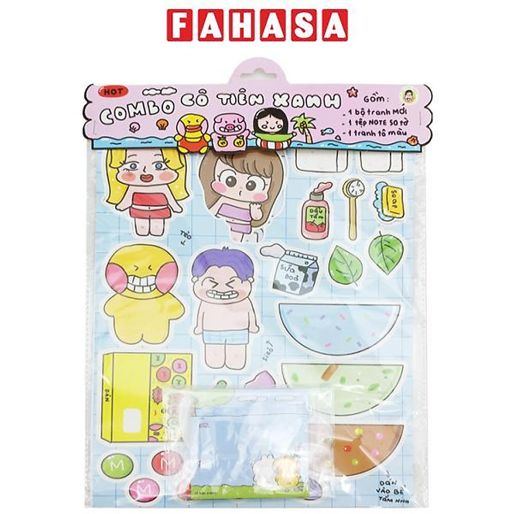 Mua tại Lazada: Bộ Tranh Tương Tác Cô Tiên Xanh Chính hãng Ưu đãi