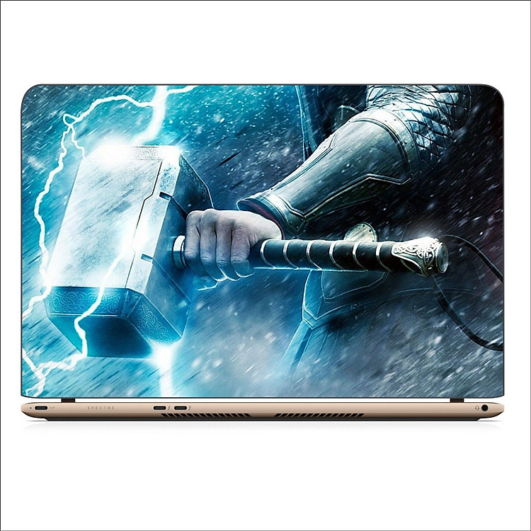 Miếng Dán Skin In Decal Dành Cho Laptop - Thần Sấm Thor 4