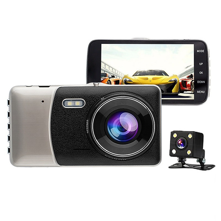 Camera hành trình ô tô Trước sau FHD 1080P - T200 (Ghi hình Cam trước & Sau)