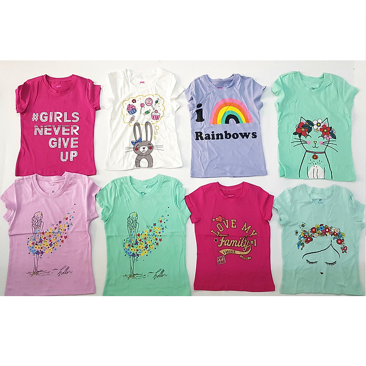 Áo thun bé gái size đại LT0003