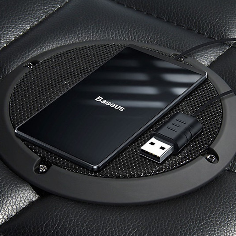 Đế sạc không dây 15W siêu mỏng Baseus LXWCD01B - Hàng chính hãng