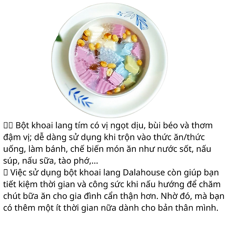 Mua Bột khoai lang tím Dalahouse 3gr cho bé Đảm bảo Tiết kiệm - Hình ảnh 3